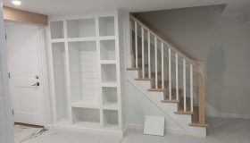 Custom Bookshelves Built In Project – After